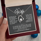 To My Wife - Gift Necklace For Wife - Meeting You Was Fate