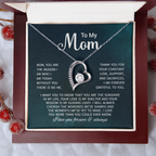 To My Mom Necklace Gifts - Gift for Mom from Son - Mother's Day Gift for Mom