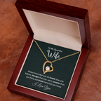 Gifts for Wife from Husband - Soulmate Necklace with Heartfelt Message Card & Box - Anniversary, Birthday, Christmas or Valentine's Day Gift for Girlfriend