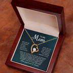 To My Mom Necklace Gifts - Gift for Mom from Son - Mother's Day Gift for Mom