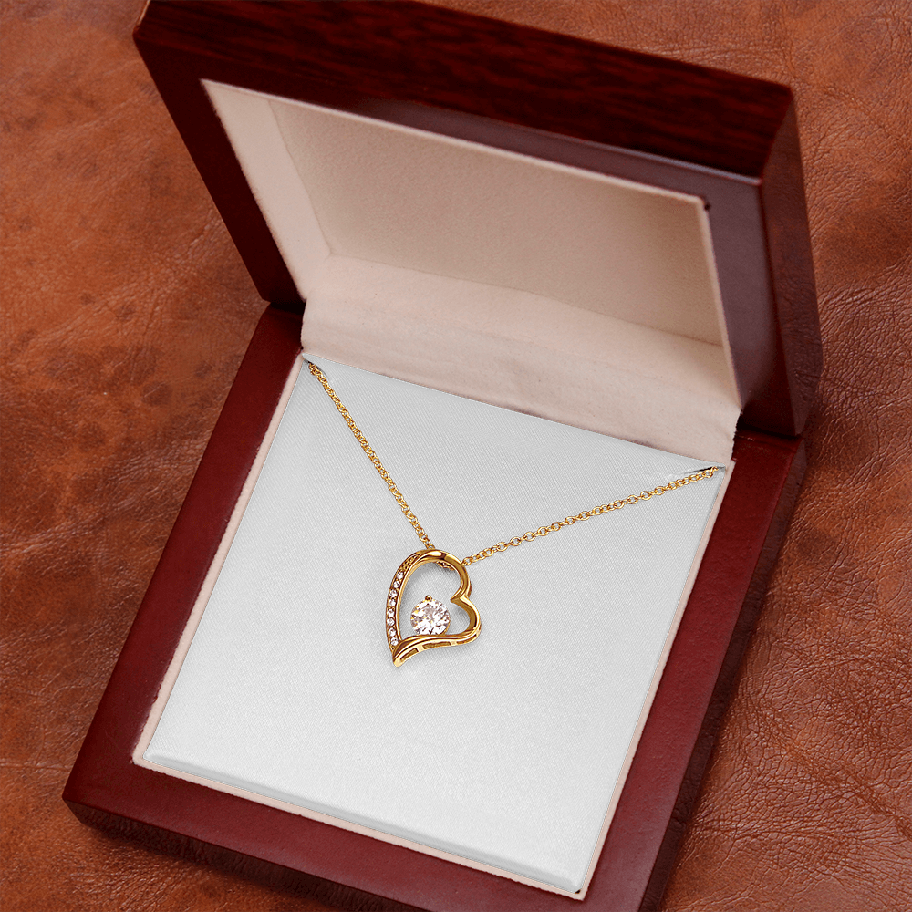 Forever Love Necklace with a Luxury  Box - Gift For Anniversary, Birthday, Christmas or Valentine Day