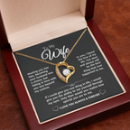 To My Wife - Gift Necklace For Wife - Meeting You Was Fate