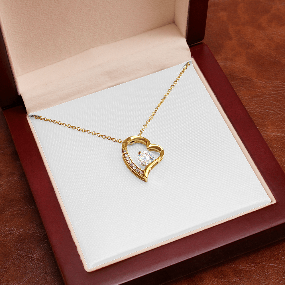 Forever Love Necklace with a Luxury  Box - Gift For Anniversary, Birthday, Christmas or Valentine Day