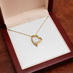 Forever Love Necklace with a Luxury  Box - Gift For Anniversary, Birthday, Christmas or Valentine Day