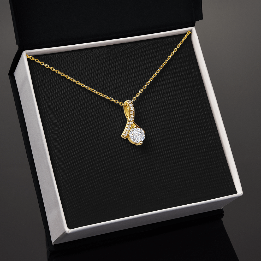 To My Wife, Mom, Daughter - Alluring Beauty Necklace with a Luxury  Box - Gift For Anniversary, Birthday, Christmas or Valentine Day