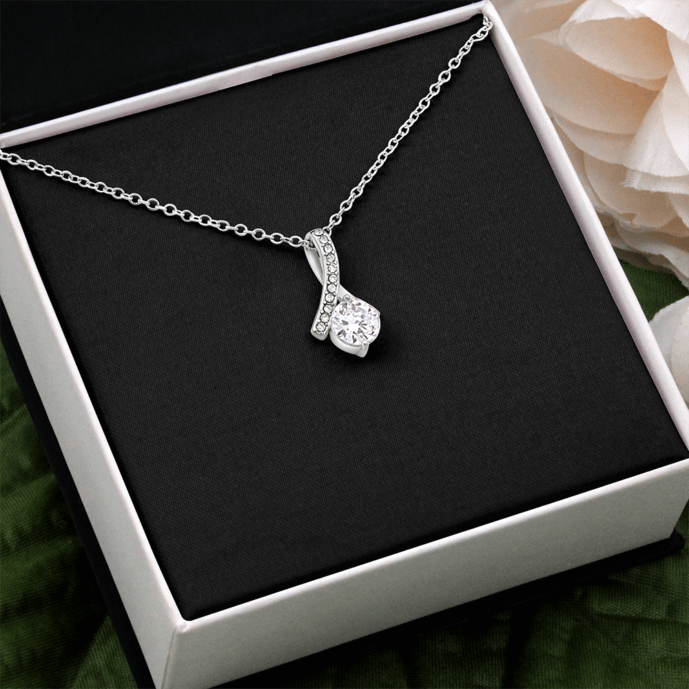 To My Wife, Mom, Daughter - Alluring Beauty Necklace with a Luxury  Box - Gift For Anniversary, Birthday, Christmas or Valentine Day