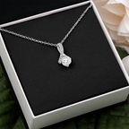To My Wife, Mom, Daughter - Alluring Beauty Necklace with a Luxury  Box - Gift For Anniversary, Birthday, Christmas or Valentine Day