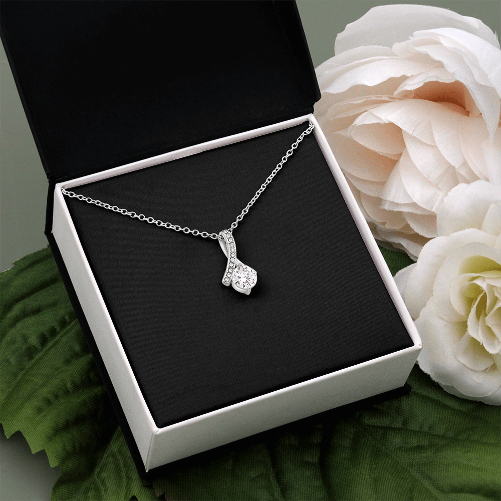 To My Wife, Mom, Daughter - Alluring Beauty Necklace with a Luxury  Box - Gift For Anniversary, Birthday, Christmas or Valentine Day