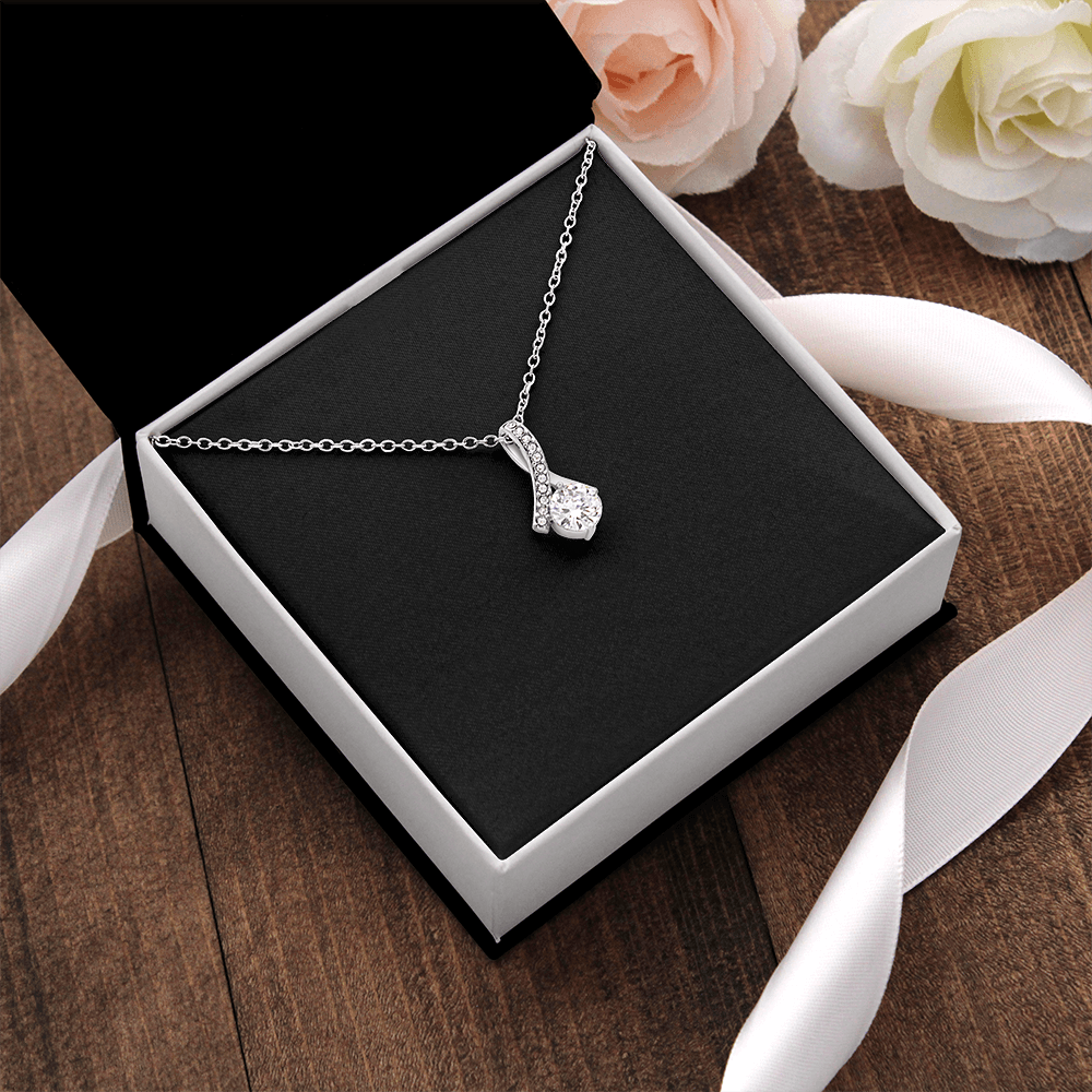 To My Wife, Mom, Daughter - Alluring Beauty Necklace with a Luxury  Box - Gift For Anniversary, Birthday, Christmas or Valentine Day