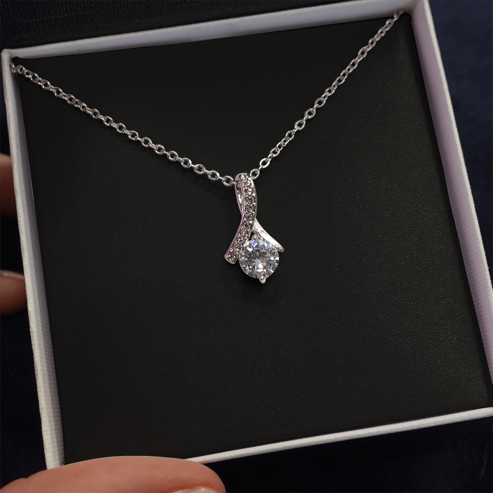 To My Wife, Mom, Daughter - Alluring Beauty Necklace with a Luxury  Box - Gift For Anniversary, Birthday, Christmas or Valentine Day