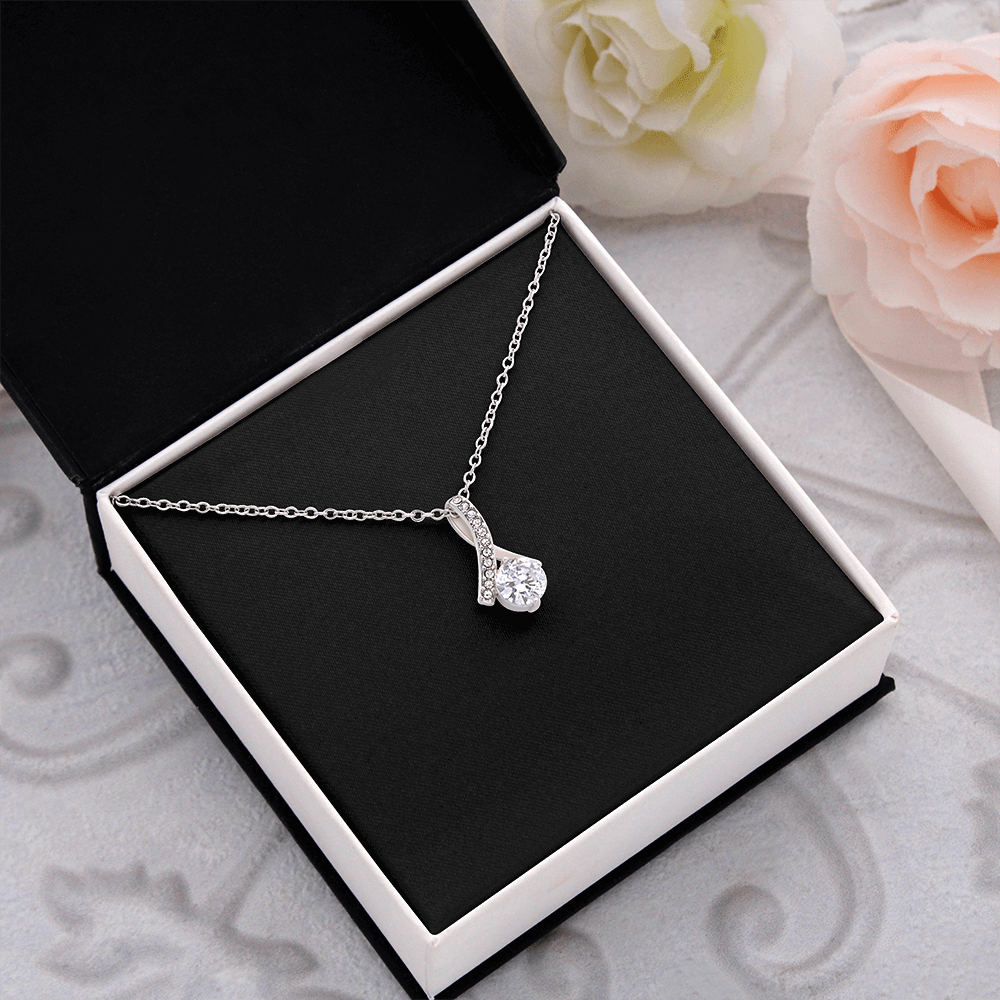To My Wife, Mom, Daughter - Alluring Beauty Necklace with a Luxury  Box - Gift For Anniversary, Birthday, Christmas or Valentine Day