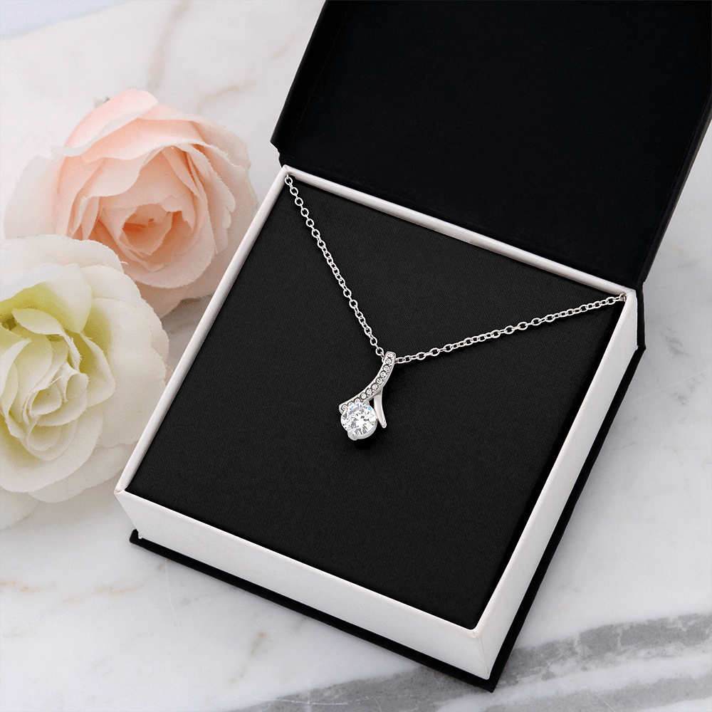 To My Wife, Mom, Daughter - Alluring Beauty Necklace with a Luxury  Box - Gift For Anniversary, Birthday, Christmas or Valentine Day