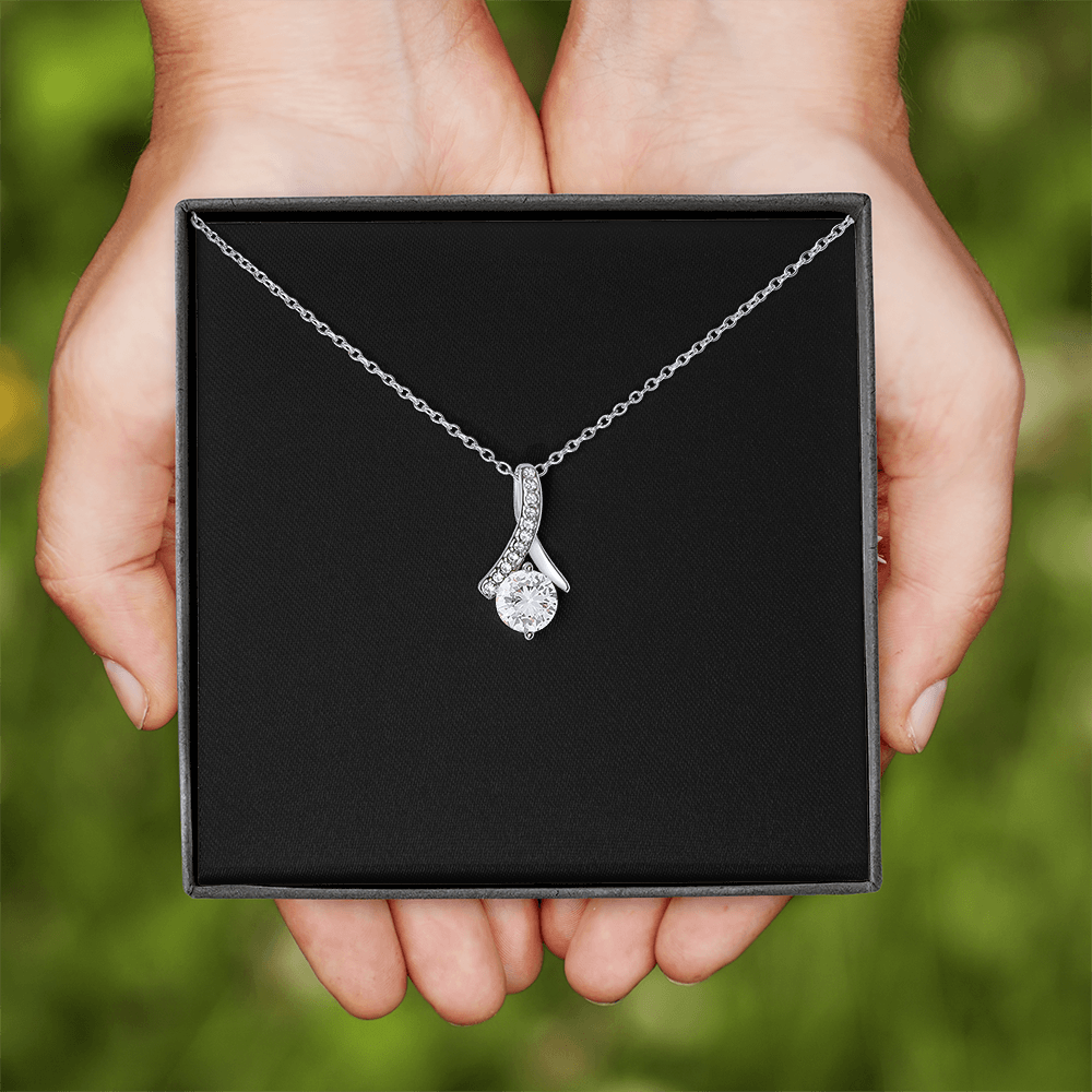 To My Wife, Mom, Daughter - Alluring Beauty Necklace with a Luxury  Box - Gift For Anniversary, Birthday, Christmas or Valentine Day