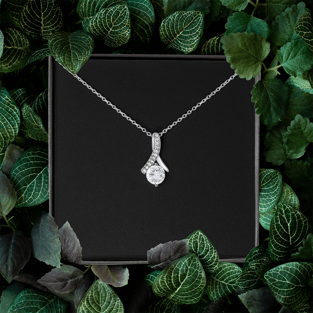 To My Wife, Mom, Daughter - Alluring Beauty Necklace with a Luxury  Box - Gift For Anniversary, Birthday, Christmas or Valentine Day