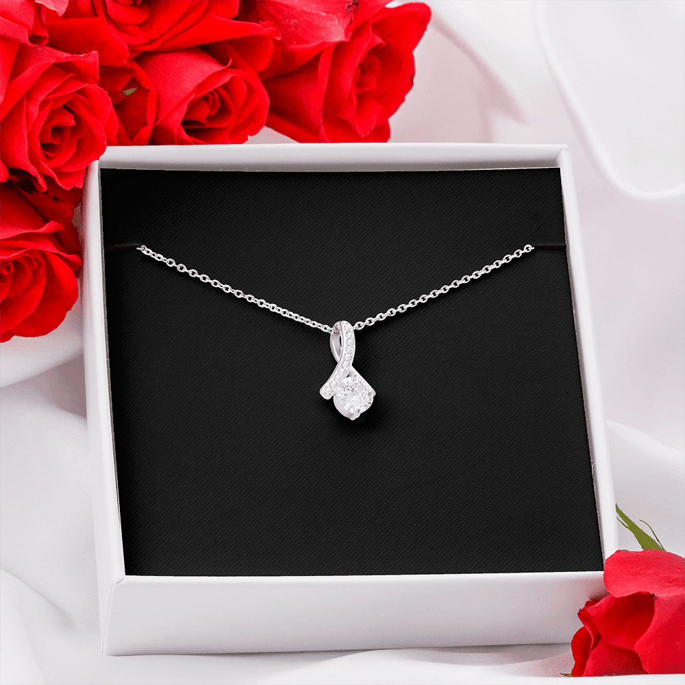 To My Wife, Mom, Daughter - Alluring Beauty Necklace with a Luxury  Box - Gift For Anniversary, Birthday, Christmas or Valentine Day