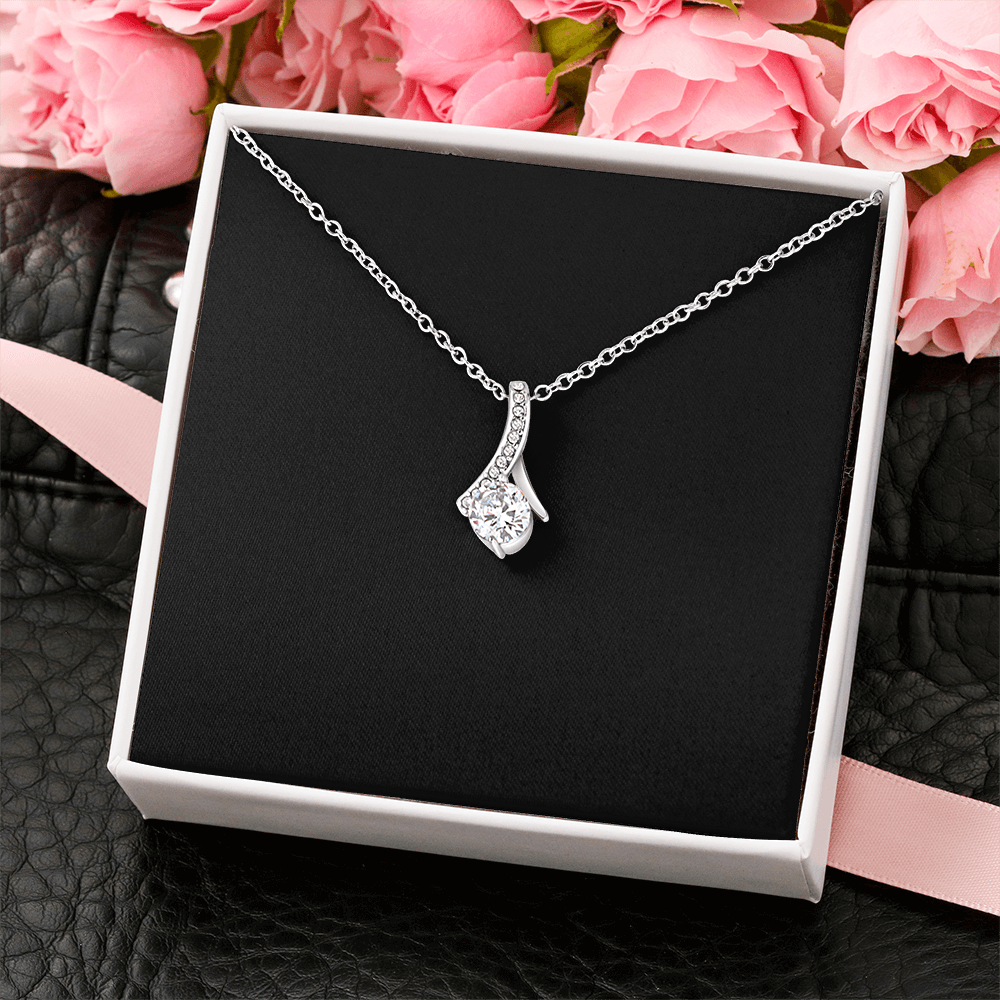 To My Wife, Mom, Daughter - Alluring Beauty Necklace with a Luxury  Box - Gift For Anniversary, Birthday, Christmas or Valentine Day