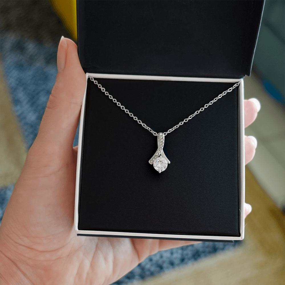 To My Wife, Mom, Daughter - Alluring Beauty Necklace with a Luxury  Box - Gift For Anniversary, Birthday, Christmas or Valentine Day
