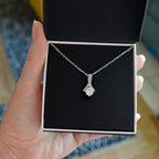 To My Wife, Mom, Daughter - Alluring Beauty Necklace with a Luxury  Box - Gift For Anniversary, Birthday, Christmas or Valentine Day