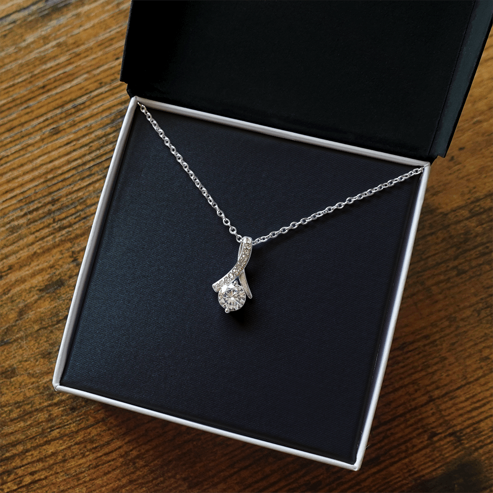 To My Wife, Mom, Daughter - Alluring Beauty Necklace with a Luxury  Box - Gift For Anniversary, Birthday, Christmas or Valentine Day