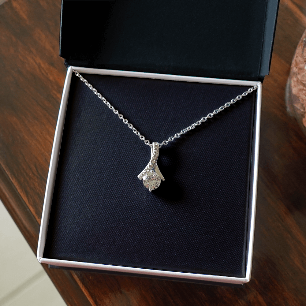 To My Wife, Mom, Daughter - Alluring Beauty Necklace with a Luxury  Box - Gift For Anniversary, Birthday, Christmas or Valentine Day