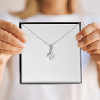 Gift For Her - Alluring Beauty Necklace with a Luxury  Box - Gift For Anniversary, Birthday, Christmas or Valentine Day