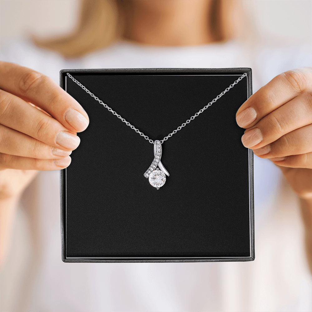 To My Wife, Mom, Daughter - Alluring Beauty Necklace with a Luxury  Box - Gift For Anniversary, Birthday, Christmas or Valentine Day