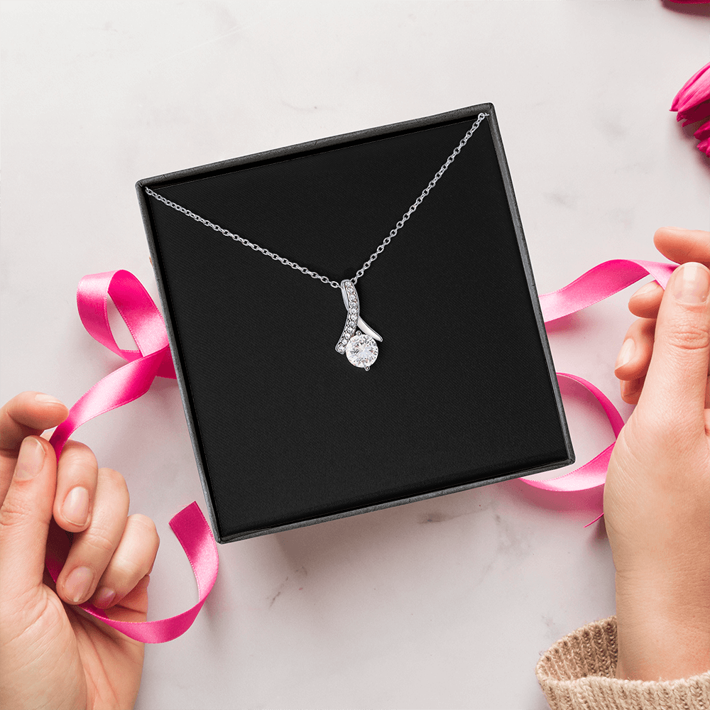 To My Wife, Mom, Daughter - Alluring Beauty Necklace with a Luxury  Box - Gift For Anniversary, Birthday, Christmas or Valentine Day