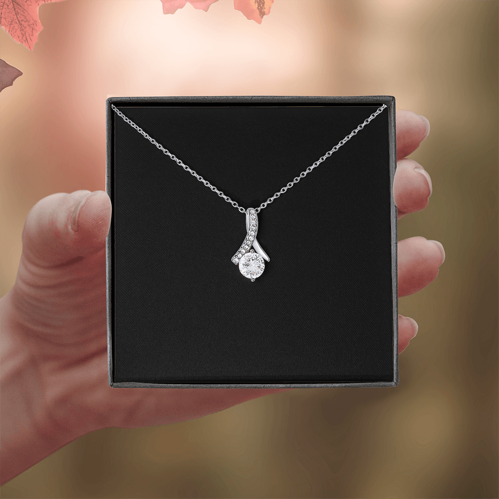 To My Wife, Mom, Daughter - Alluring Beauty Necklace with a Luxury  Box - Gift For Anniversary, Birthday, Christmas or Valentine Day