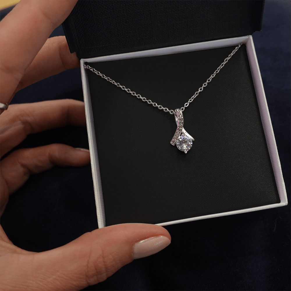 To My Wife, Mom, Daughter - Alluring Beauty Necklace with a Luxury  Box - Gift For Anniversary, Birthday, Christmas or Valentine Day
