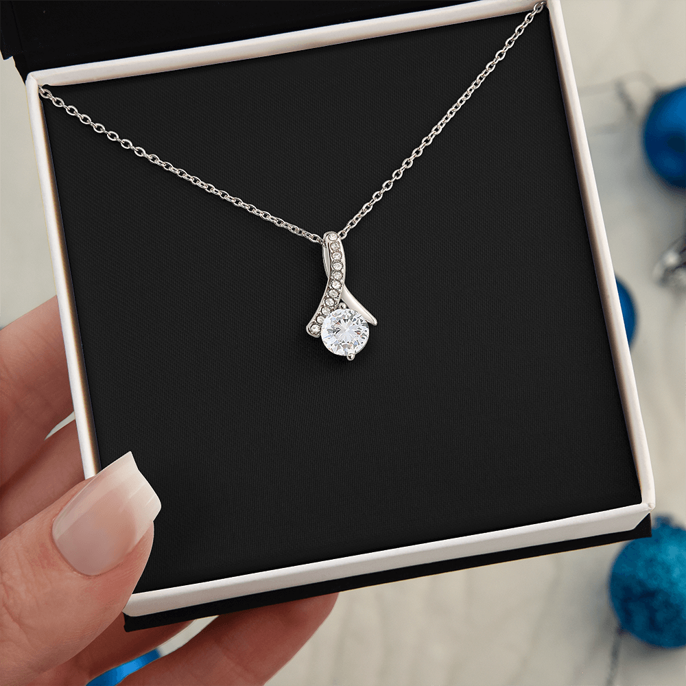 To My Wife, Mom, Daughter - Alluring Beauty Necklace with a Luxury  Box - Gift For Anniversary, Birthday, Christmas or Valentine Day