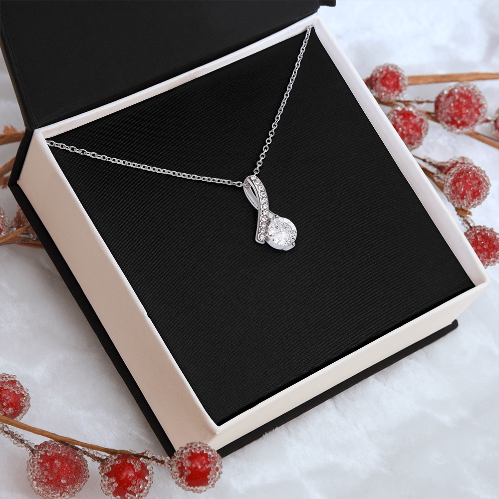 To My Wife, Mom, Daughter - Alluring Beauty Necklace with a Luxury  Box - Gift For Anniversary, Birthday, Christmas or Valentine Day