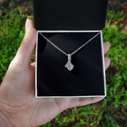 To My Wife, Mom, Daughter - Alluring Beauty Necklace with a Luxury  Box - Gift For Anniversary, Birthday, Christmas or Valentine Day