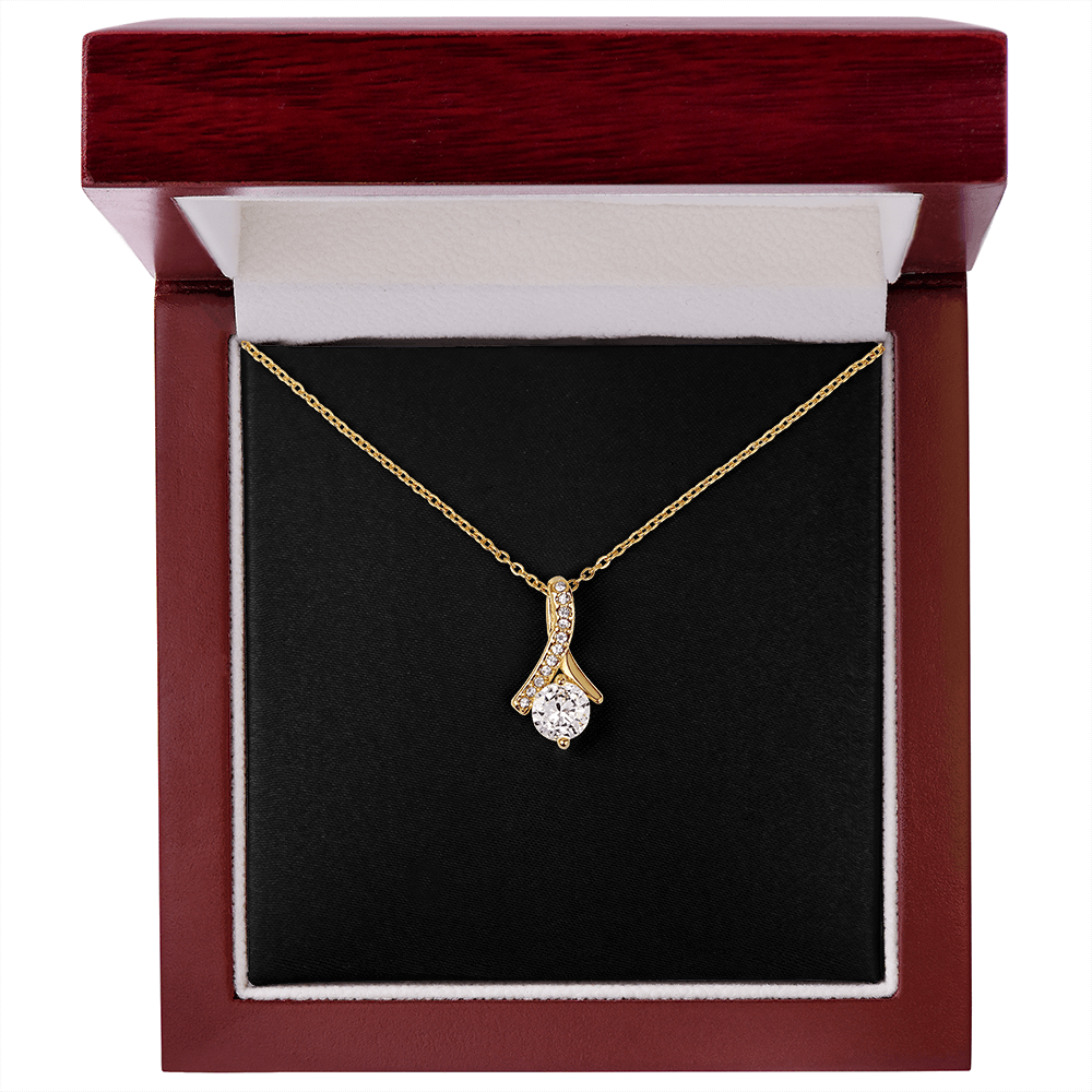 To My Wife, Mom, Daughter - Alluring Beauty Necklace with a Luxury  Box - Gift For Anniversary, Birthday, Christmas or Valentine Day