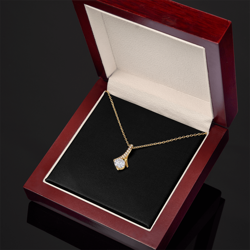 To My Wife, Mom, Daughter - Alluring Beauty Necklace with a Luxury  Box - Gift For Anniversary, Birthday, Christmas or Valentine Day