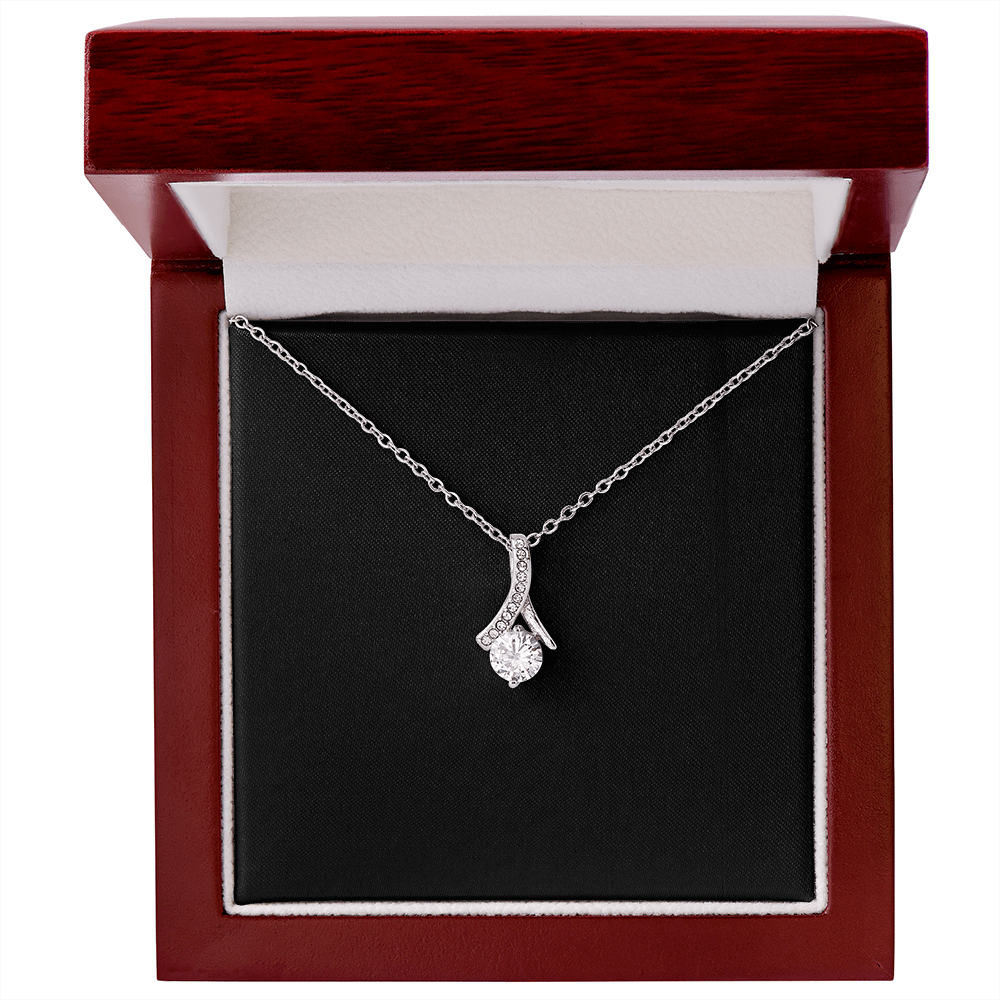To My Wife, Mom, Daughter - Alluring Beauty Necklace with a Luxury  Box - Gift For Anniversary, Birthday, Christmas or Valentine Day