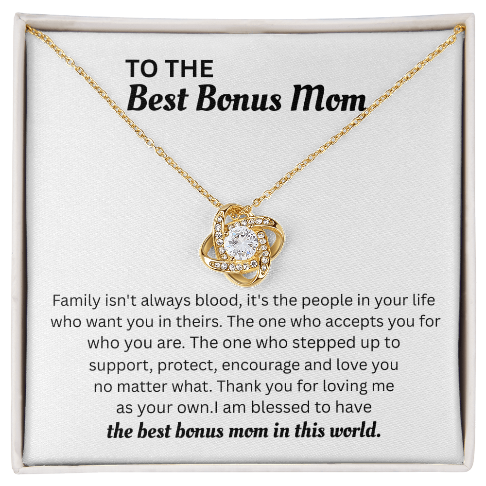 Gifts For Mom From Son Daughter | Loving Mother Necklace With Heartfelt Message & Lighted Box