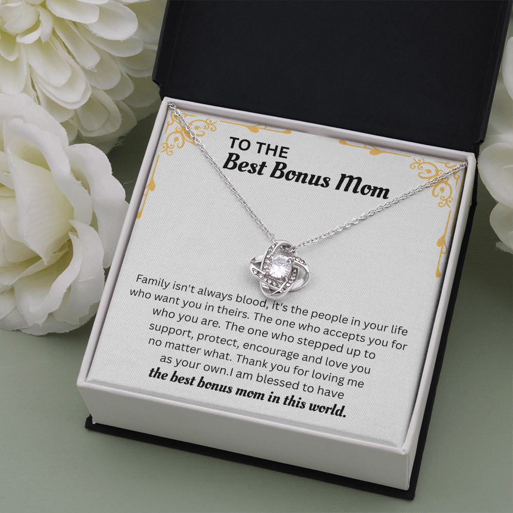 Mothers Day Gifts For Mom From Son Daughter - Loving Mother Necklace With Heartfelt Message & Lighted Box