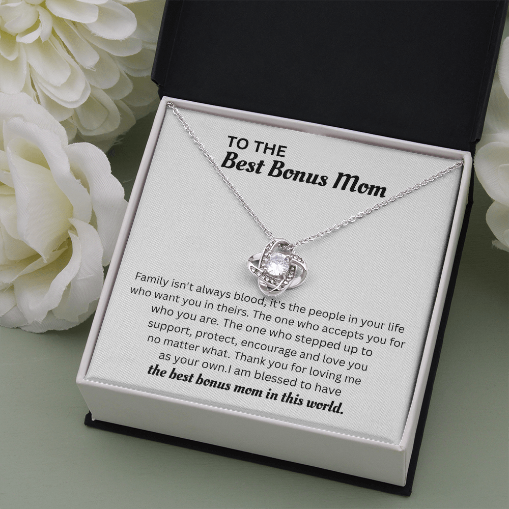 Gifts For Mom From Son Daughter | Loving Mother Necklace With Heartfelt Message & Lighted Box