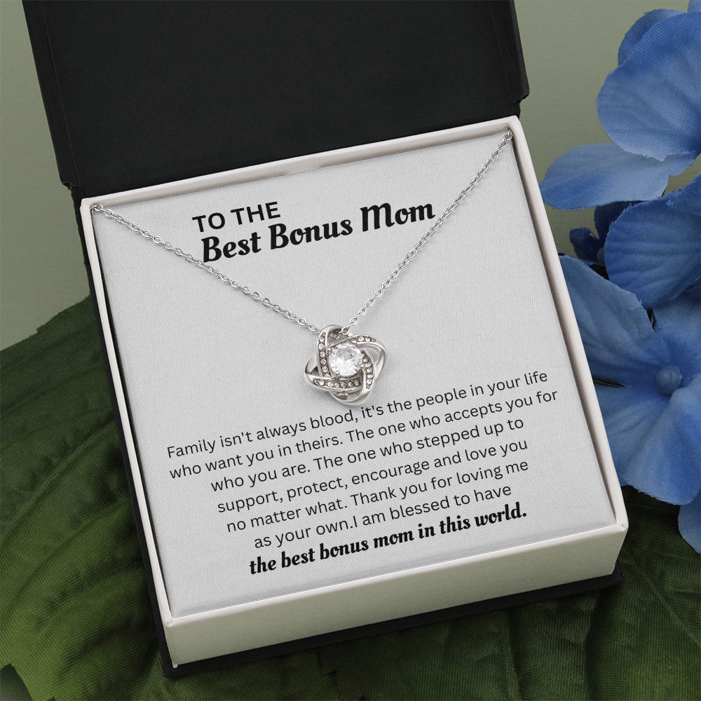 Gifts For Mom From Son Daughter | Loving Mother Necklace With Heartfelt Message & Lighted Box