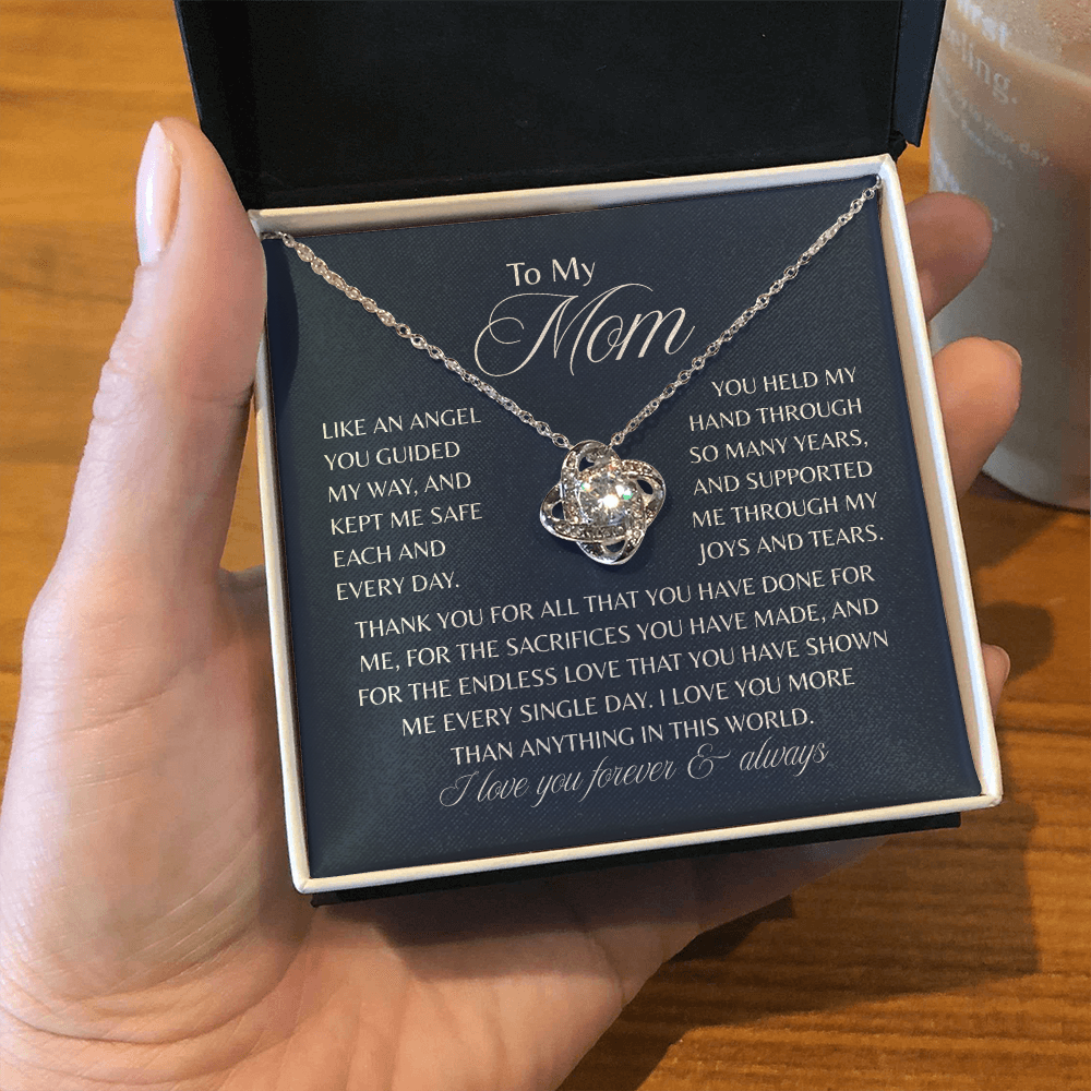 To My Mom Necklace Gifts from Son - Mother's Day, Birthday Gift for Mom