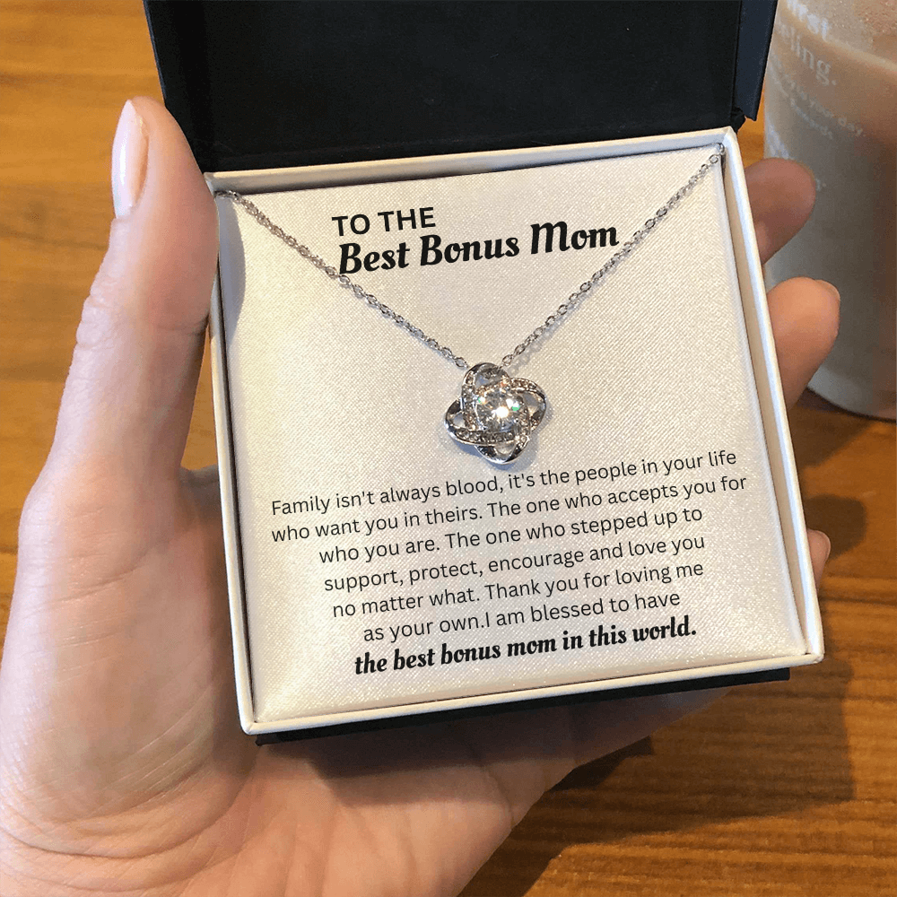 Gifts For Mom From Son Daughter | Loving Mother Necklace With Heartfelt Message & Lighted Box