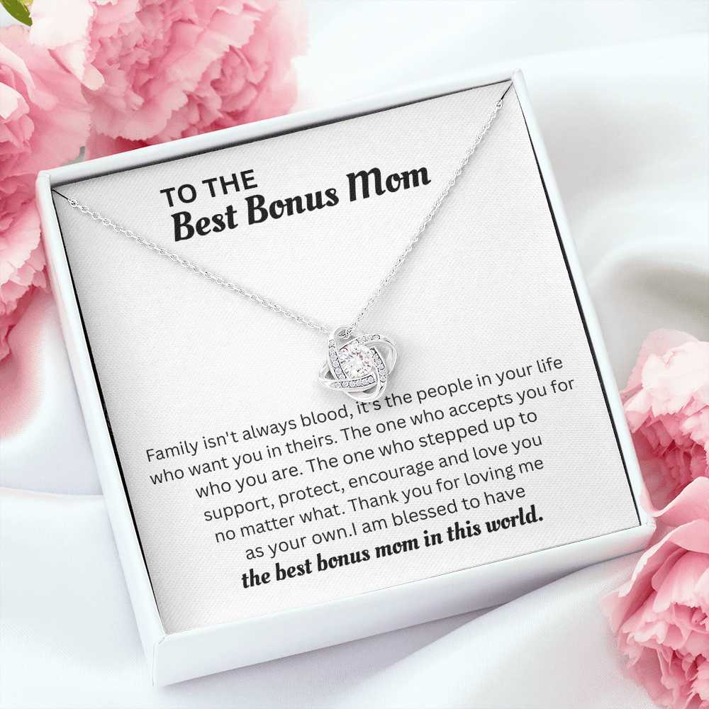 Gifts For Mom From Son Daughter | Loving Mother Necklace With Heartfelt Message & Lighted Box