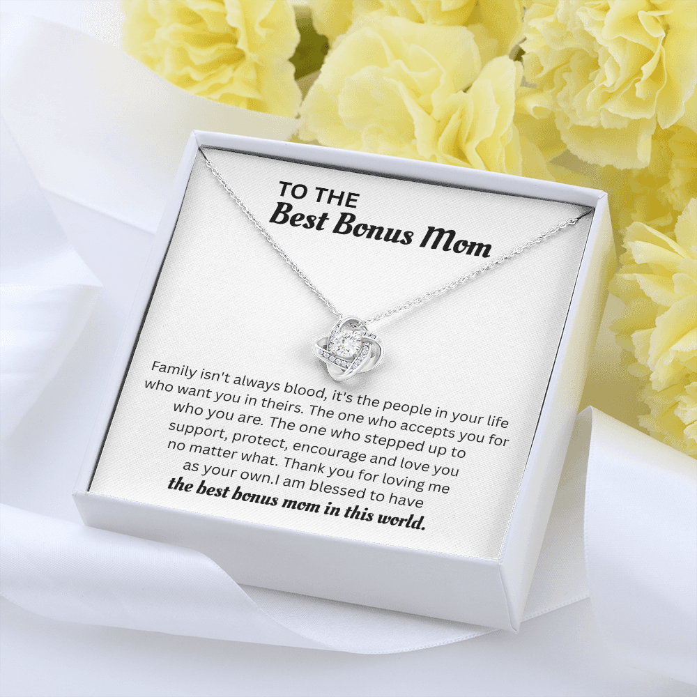 Gifts For Mom From Son Daughter | Loving Mother Necklace With Heartfelt Message & Lighted Box