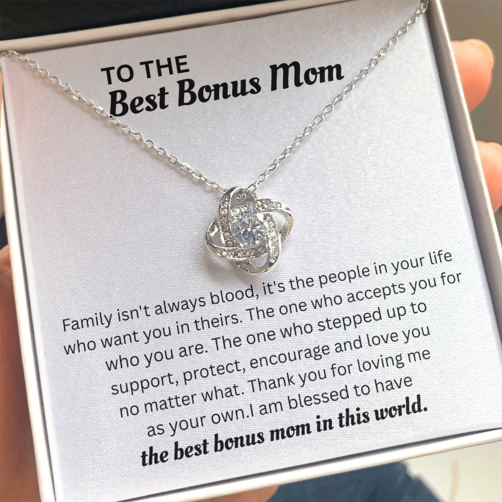 Gifts For Mom From Son Daughter | Loving Mother Necklace With Heartfelt Message & Lighted Box