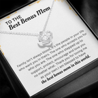 Mothers Day Gifts For Mom From Son Daughter - Loving Mother Necklace With Heartfelt Message & Lighted Box