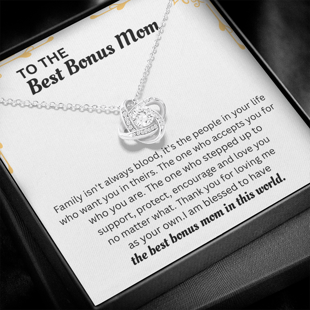 Mothers Day Gifts For Mom From Son Daughter - Loving Mother Necklace With Heartfelt Message & Lighted Box