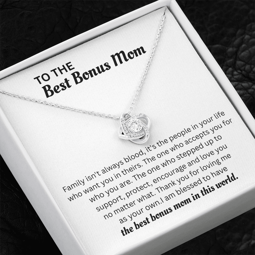 Gifts For Mom From Son Daughter | Loving Mother Necklace With Heartfelt Message & Lighted Box