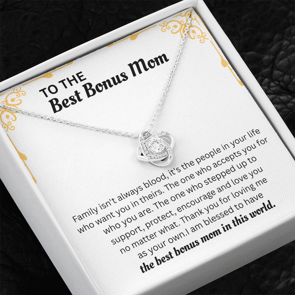 Mothers Day Gifts For Mom From Son Daughter - Loving Mother Necklace With Heartfelt Message & Lighted Box