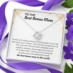 Mothers Day Gifts For Mom From Son Daughter - Loving Mother Necklace With Heartfelt Message & Lighted Box