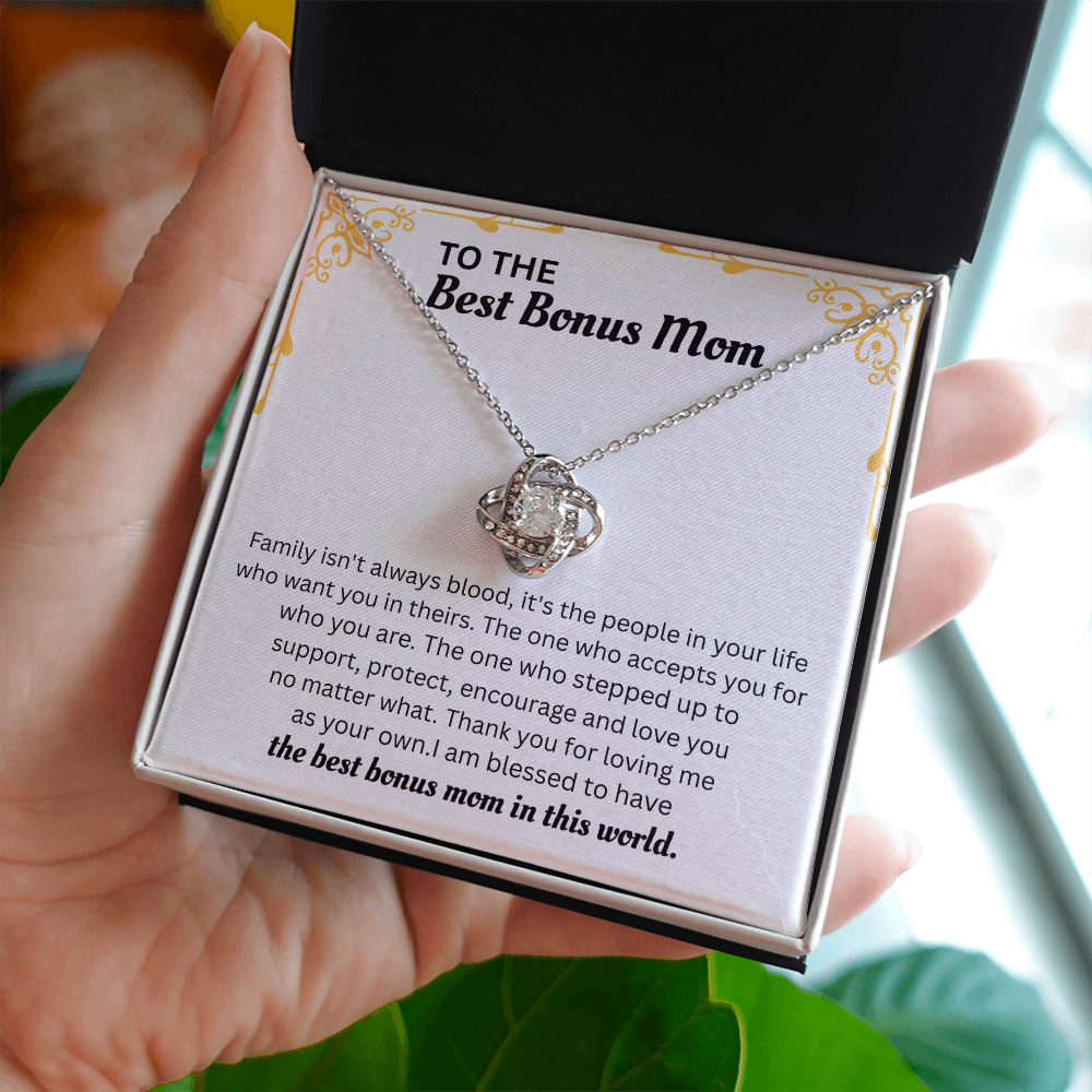 Mothers Day Gifts For Mom From Son Daughter - Loving Mother Necklace With Heartfelt Message & Lighted Box